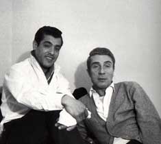 Brion Gysin und Mohammed Mrabet in Tanger, ca. 1968